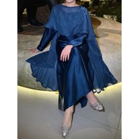 Eid Muslim Women Dress with Cloak 2 Piece Set Abayas Vestidos Party Dresses Ramadan Jalabiya Dubai Kaftan Diamonds Long Robe