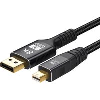 Minidp to Dp Cable Version 1.4 8K60 Graphics Card Mini Dp to Dp Adapter Thunderbolt 2 Suitable for Apple Notebook MacBook to 4K1