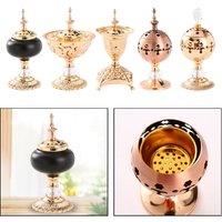 Hollow Design Burner Electroplate Censer Yoga