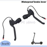 Electric Scooter Brake Handle Anti Slip Length Brake Lever 2pin Waterproof Connector for 10 inch Handbrake Handle