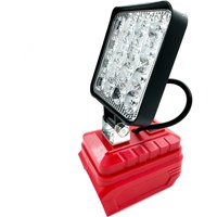Portable 3 Inch LED Work Light for Milwaukee 18V Li-Ion Battery Cordless Flood Light Jobsite Workshop Camping Emergency Lighting