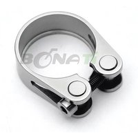 Super Light Titanium Host Clamp for Road Bike, Seatpost Clamps, MTB Bicycle, 31.8mm, 34.9mm