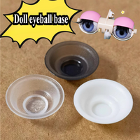 10/20/50 Pairs of Doll Eye Chip Holder White/clear/Black High Temperature Resistance Eye Piece Base Eyeball Making Accessories