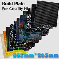 For Creality Hi 265*265mm Build Plate PEI PET High Adhesion Double-Sided Printing Plate for Creality Hi Combo 3D Printer Parts