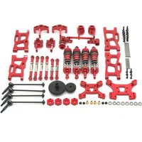 Wltoys 144001 144002 144010 124017 124019 Metal Upgrades Parts Modification Kits Swing Arm Shock Absorber Set RC Car Accessories