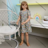 120CM Full Body Ball Jointed Realistic Reborn Baby Girl Doll Toddler Princess Dress Model Photography Props Kids Gift
