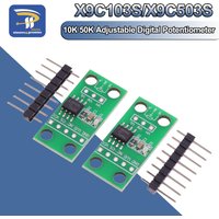 10K 50K Adjustable 100th order Digital Potentiometer Board Module DC3V-5V For Arduino X9C103S X9C503S