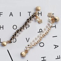 1pcs chain set shoes charms lots bling smile heart Accessories for clothes clogs shoe Decorations muti color DIY
