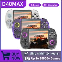 D40MAX Retro Handheld Game Console 4.0" IPS 720*720 Screen Linux System Support WiFi Bluetooth Connection With APP Touch Console
