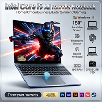 New 15.6" Gaming Laptop Intel Core i9 9900 32GB RAM 2TB SSD Windows11 Pro Backlit Keyboard Unlock Ultra Slim Notebook for Office