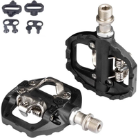 AliExpress MTB Bike Self-locking Pedal Nylon Du+3 Peilin Load Bearing Mountain XC Clipless Bicycle SPD Bicycle Pedal Inc Cleats Pedaa