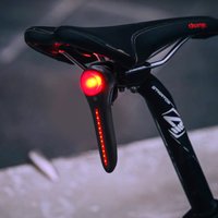 Smart Bike Tail Light Rechargeable Waterproof Taillight 6 Modes Brake Sensor Bicycle Rear Lights Lamp Cycling MTB accessories