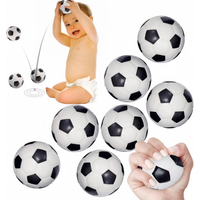 12Pcs 6.3cm Foam Sponge Decompression Vent Stress Balls toy Soccer Anti Stress Relaxation Mini Sports Ball for Boy Birthday Gift