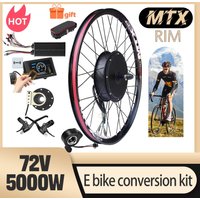 AliExpress kun ray MTX39 E bike Conversion Kit 72V 5000W Rear Dropout 150mm 100km/h for Mountain Bike with Tri-mode Controller&S966 Display NFC