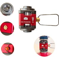 Outdoor Camping Visual Gas Tank Converter Tank Gas Refill Adapter Isobutane/Butane Mutual Charge Gas Adapter Collection Valve