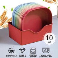 Creative Plastic Bone-Shaped Serving Dishes For Home Use Random Colors 10 Pieces
