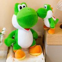 Niedlicher Yoshi Grüner Dinosaurier Plüschtier Weiche Stoffpuppe Komfortables Kuschelkissen Wohndekor Sammlerstück Feiertagsgeschenk