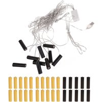 LR6 AA Battery Eliminators USB Power Supply Cable Adapter Replaces 1.5V AA Batteries for LED Lights Electric Clock Camera Toys