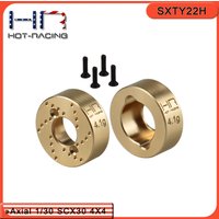 Brass Rear Hub 4.1g SCX30
