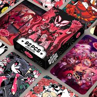 92PCS Hazbin Hotel Card Box Set with Exquisite Photo Cards LOMO Cards