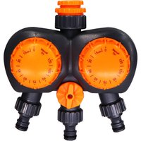 Garden Mechanical 3-Way Timer with Double Control Watering Irrigation Automatic Controller for Outdoor Hose Drip Sprinklers Tool