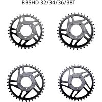 AliExpress GUSTAVO E-bike Chain Ring Aluminum 32T/34T/36T/38T Chainring For Bafang M625 BBSHD 1000W Mid Motor