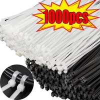 Plastic Clamping Collar Cable Tie Clamping Scratch Cable Attache Cable Velcro Self Locking Nylon Cables Ties Fastening