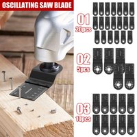 5/10/20Pc Oscillating Saw Blade Oscillating Multi Tool Saw Blades for Metal Wood Cutting Multitool Woodworking Cutter Power Tool