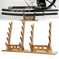 5layers Wooden Sword Shelf Stand Schwert Storage Support Display Reak Japanaese Katana Sabre Rack Holder Organizer House Decor