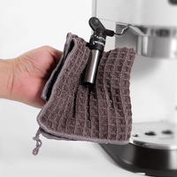 Espresso Coffee Bar Square Cleaning Towels Soft Absorbent Barista Cloth Kitchen Cleaning Accessories