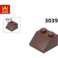 Wange 3039 100g/90Pcs Inclined Brick 2x2 Building Blocks Moc Color Accessories Compatible with Brick DIY Spare Parts Toy Gift
