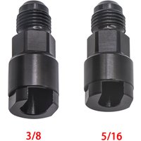 1Pc Fuel Line EFI Adapter Fitting High Quality Black Fuel Adapter Fitting 6AN to 3/8" 5/16"GM Quick Connect w/Thread EFI Female