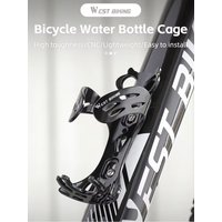 AliExpress West Biking WEST BIKING Owl Style UltraLight CNC Water Bottle Cage for MTB Road Bike Universal High Toughness Drink Cup Holder Bike Accessor