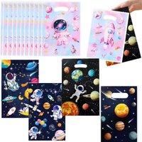 10/30/50pcs Outer Space Astronaut Party Gift Bags Candy Goodie Packing Loot Bags for Birthday Baby Shower Wedding Party Decor