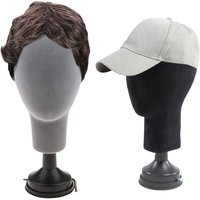 Practical Flocking Foam Head Model Wigs Hat Glasses Display Stand Holder Rack Male Female Mannequin Head Model Photograph Props
