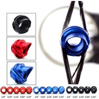 Compound Bow Archery Peephole Peep Sight Replaceable Inner Core 4x/6x/8x Clarifier Lens Aiming Target Shooting Accessories