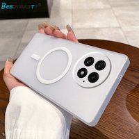 Luxury Matte Slim Clear Hard Magnetic Case For One Plus 13 12 11 10R 9 9RT 8 8T 8 7 Pro Wireless Charging Case Cover Funda