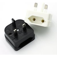 Universal European Euro EU 2 Pin to UK 3Pin Power Socket Travel Household Plug Adapter Converter Wall Charger Adapter Connector