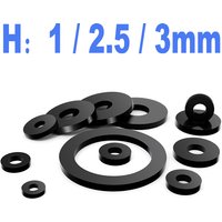 Flat gasket H1-H2.5-H3mm M2-M42 NBR Rings Sealing Nitrile rubber seals waterproof Elastic gasket in stock wholesale washer