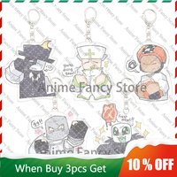 Death Died Game Peripherals Block Figure Knight Doctor Game Merch Keychain Bag Ornament Redhead Pendant for Teenagers Toys