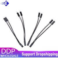 10cm Motherboard Switch Power SW/ RESET SW/ HDD LED /POWER LED 1 To 2 Double Adapter Cable 1 Female To 2 Male Splitter 2 Pins