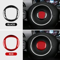 Real Hard Carbon Fiber Sticker For Fiat 500 Abarth 595 695 2008 2009 2010 2011 2012-2022 2023 Car Interior Carbon Accessories