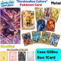 Wholesale 2026 New Marshmallow Creative Studio Pokémon Metal Collector's Edition Card Exquisite Blind Box Children's Toy Gifts