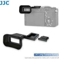 JJC Soft Silicone Extended Eyecup Eyepiece for Sony A7C II A7CR Eyecup Viewfinder for Sony Alpha 7CII Alpha 7CR Camera Accessory