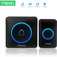 Meian Smart Home Doorbell Wireless Security Doorbell IP65 Waterproof Outdoor Door Bell 60 Songs 5 Volume Adjustable Chime Kit