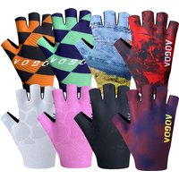 2025 AOGDA Half Finger Cycling Gloves, Breathable Road Bike Gloves,Anti Slip and Shock-absorbing Bicycle Gloves for Men Women