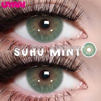 UYAAI Green Bionic Iris Contact Lenses | Blue/Grey/Brown Vivid Colors | Daily Wear & Party Dating & Travel EssentialReady