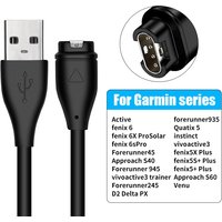 For Garmin Fenix 8 5 5X Plus 6 6X Pro 7 Charger USB-C Charger Smartwatch Charger Cable Replacement Charger 3.3ft
