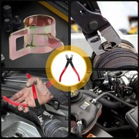 1 Pcs Joint Clamping Pliers Fuel Hose Joint Pliers Pipe Buckle Removal Caliper Fits for Car Auto Vehicle Tools
