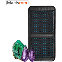 PEMF Amethyst Wheel Vein Mineral Heating Massage Pad Infrared Heating Therapy Foldable Seat Cushion 100X50CM Eliminate Inflammat
